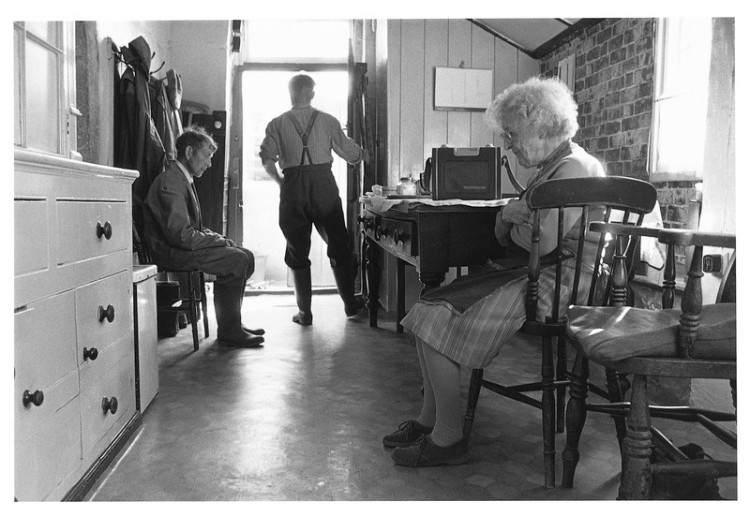 Listening to the weatherforecast,Truelove Farm 1998.jpg