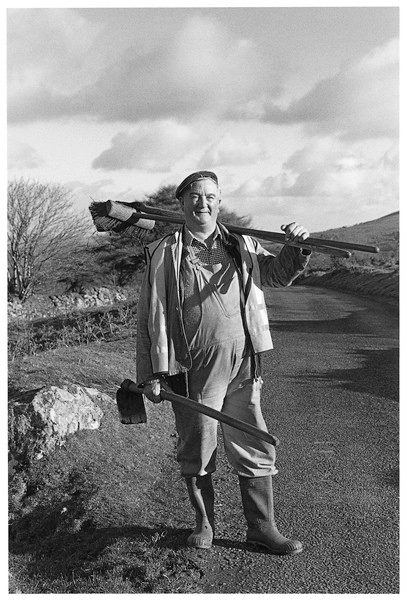 Will Aggett of Moretonhampstead, highways worker 1989.jpg
